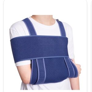 Arm Sling Supportive Shoulder Rotator Cuff Tear Blue Size XL